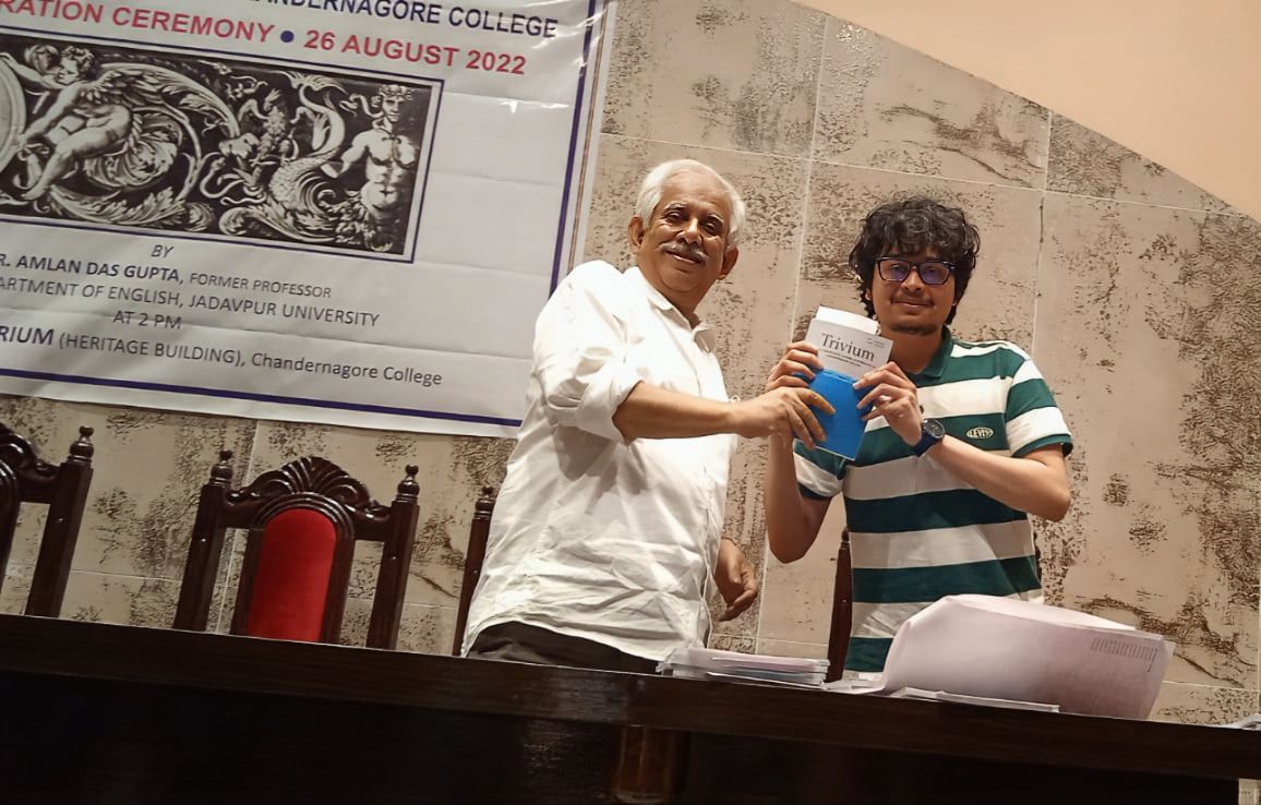 Abhigyan Guha in a Book Release.